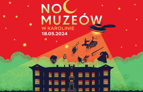 Poster advertising the Night of the Museums 2024 in Karolin